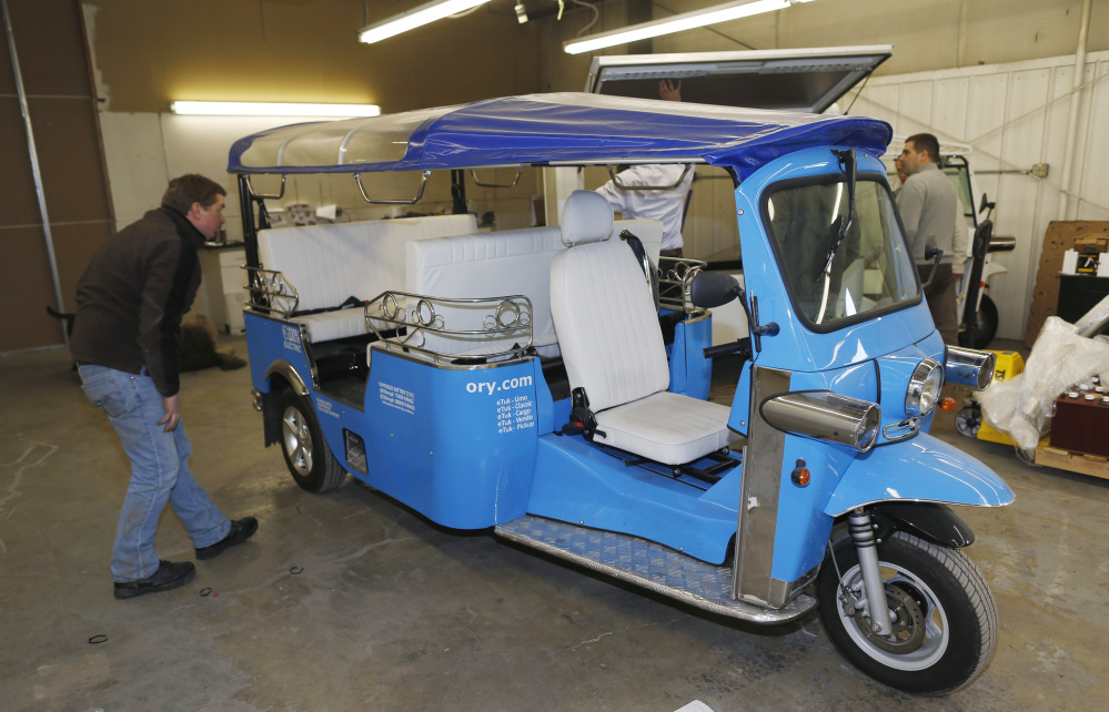 Denver-based eTuk USA hopes its eco-friendly tuk-tuk, a far cry from the loud, pollution-spewing versions common in Asia and South America, will become the next hip mode of transportation for urban dwellers and tourists in the U.S.