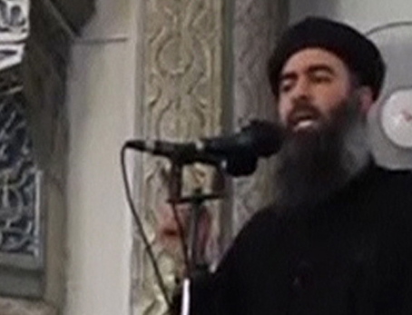 Abu Bakr al-Baghdadi oversees Islamic State fighters who took key cities in Syria and Iraq this past week.
