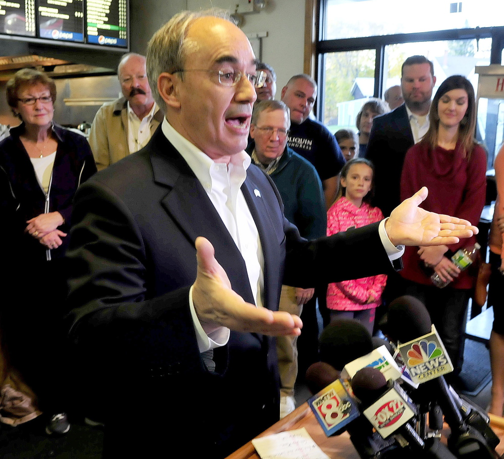 U.S. Rep. Bruce Poliquin, R-2nd District, has gotten big money for his re-election bid and high marks from many in Maine’s financial industry.