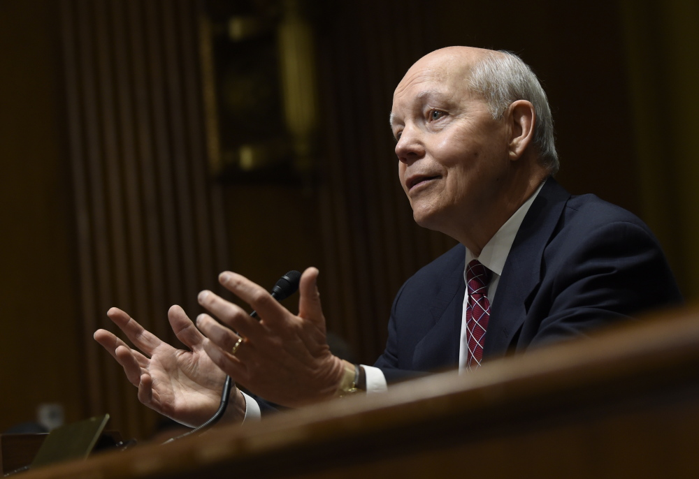 Internal Revenue Service Commissioner John Koskinen said Wednesday that personal information was stolen from more than 100,000 taxpayers as part of an elaborate scheme to claim fraudulent tax refunds.