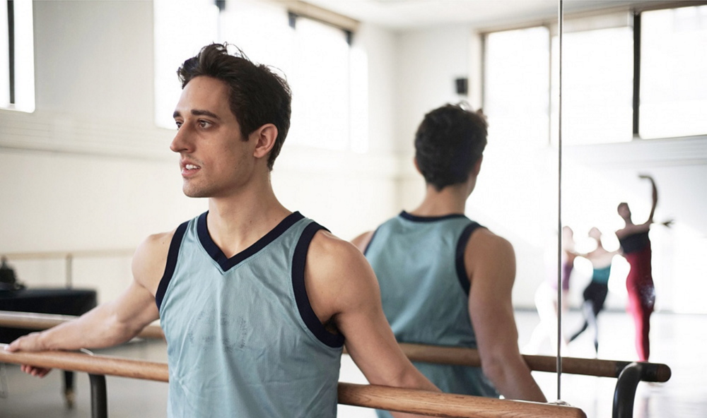 Dancer and choreographer Justin Peck in “Ballet 422.”
