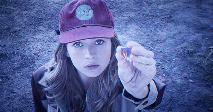 Britt Robertson, as Casey, in a scene from Disney's "Tomorrowland." Film Frame/Disney via AP