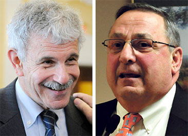 Gov. Paul LePage called the Government Oversight Committee's decision to investigate the governor "a witch hunt by Sen. Roger Katz," left, but Katz said four other lawmakers requested the investigation.