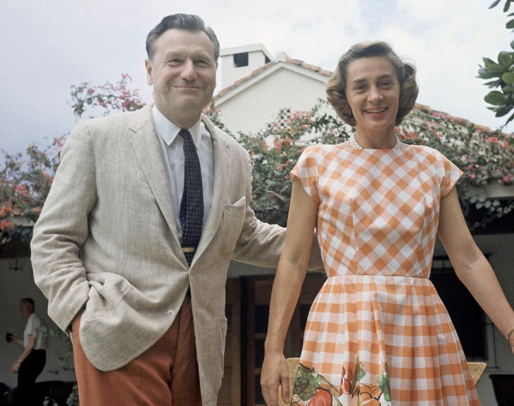 New York Gov. Nelson and Margaretta "Happy"  Rockefeller pose for a photo in May 1963, on their  honeymoon at a farm in Monte Sacro, Venezuela. The Associated Press