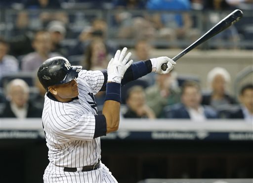 Yankees designated hitter Alex Rodriguez hits his 661st home run Thursday, passing Willie Mays for fourth on baseball's all-time home runs list. The Associated Press