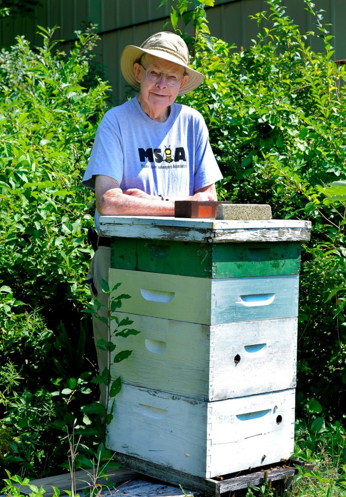 Stanford Brown ran a beekeeping supply shop in North Yarmouth and kept about 50 hives of his own.