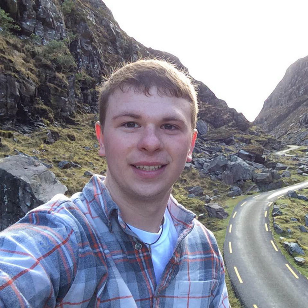 Christopher Hunt, a Southern Maine Community College student, has received a George J. Mitchell Peace Scholarship to study in Ireland.
