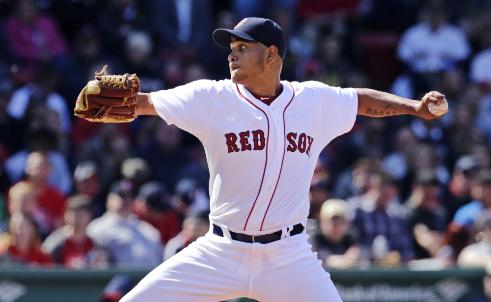 Eduardo Rodriguez could develop into the No. 1 pitcher for the Red Sox, Dave Dombrowski said last week.
