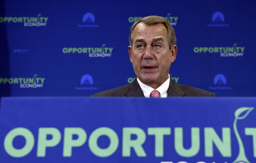 House Speaker John Boehner of Ohio says he doesn’t think the votes needed to pass Obama’s fast-track trade bill are “quite there yet.”