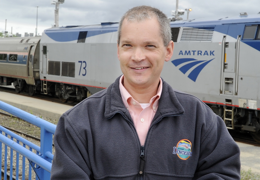 Brian Beeler II, manager of passenger services for the Downeaster