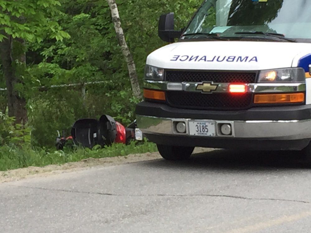 A man driving a motorcycle was killed Friday afternoon when he crashed into a tree on Quaker Road in Sidney.