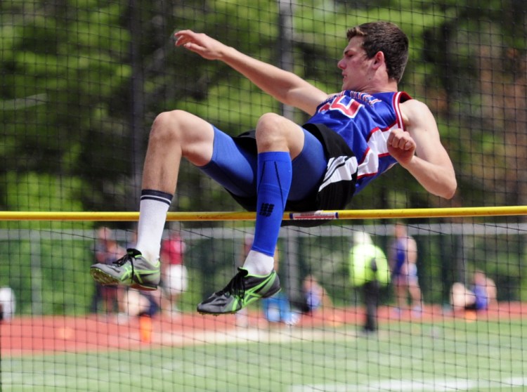 June 6: Oak Hill’s Drew Gamage finished second in the high jump with a leap of 6 feet at the Class C state meet Saturday in Yarmouth. Gamage also set a Class C record in the triple jump.