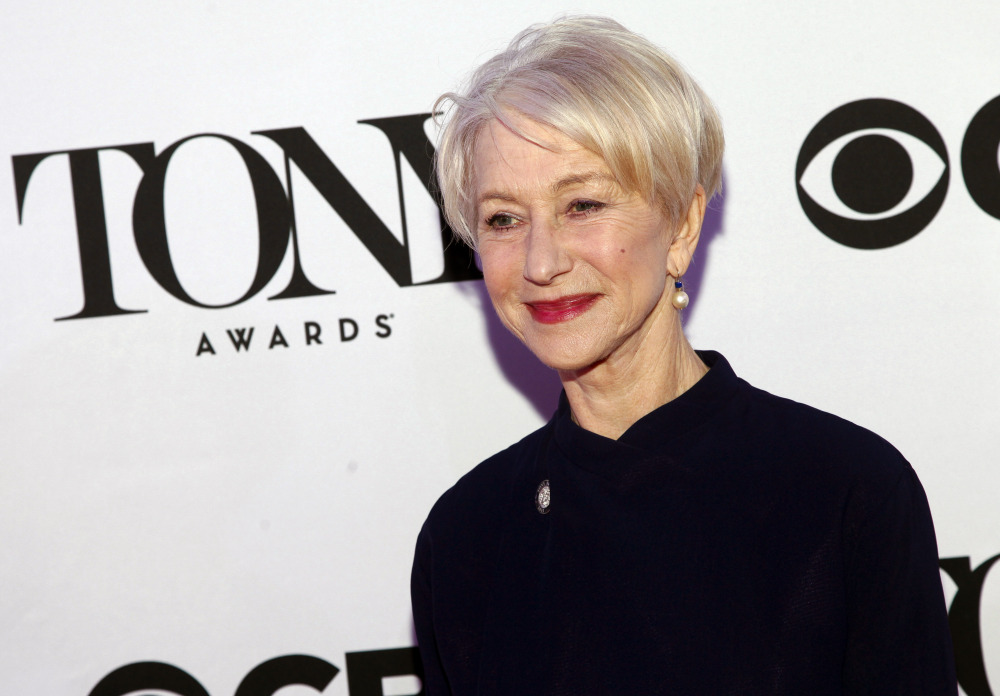 Helen Mirren is nominated for a Tony award for her role in “The Audience.” The awards will be held on Sunday.