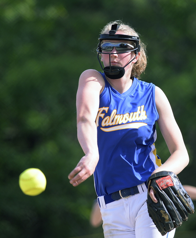 June 9: Julia Treadwell used what she felt was probably her best change-up of the season to stifle Marshwood on Tuesday.