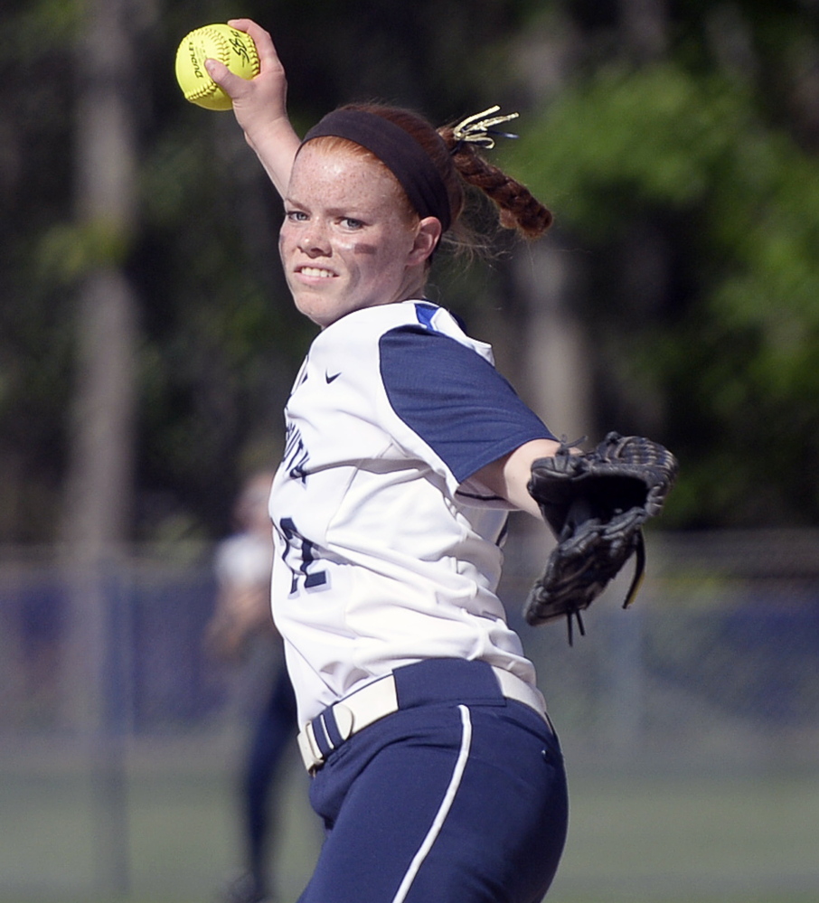 Yarmouth pitcher Mari Cooper was in control from start to finish, striking out nine while limiting Leavitt to three hits as the fourth-seeded Clippers earned a semifinal date with No. 1 Greely on Saturday.