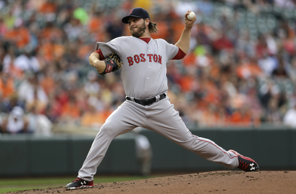 Red Sox starter Wade Miley gave up five runs and nine hits to the Orioles in just four innings Thursday night, and the Red Sox never caught up.