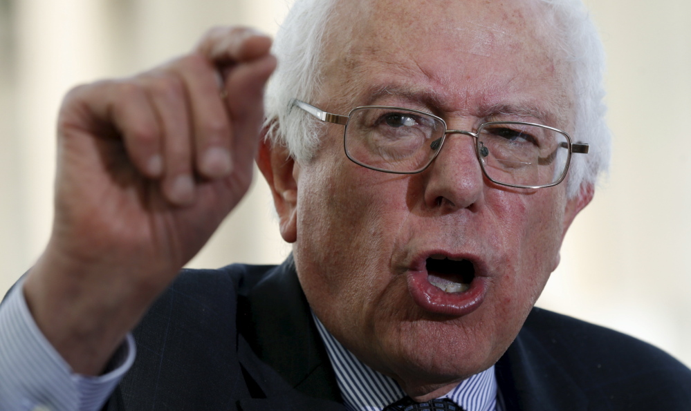Sen. Bernie Sanders says he is working on a tax package that will bump rates for the top tier.