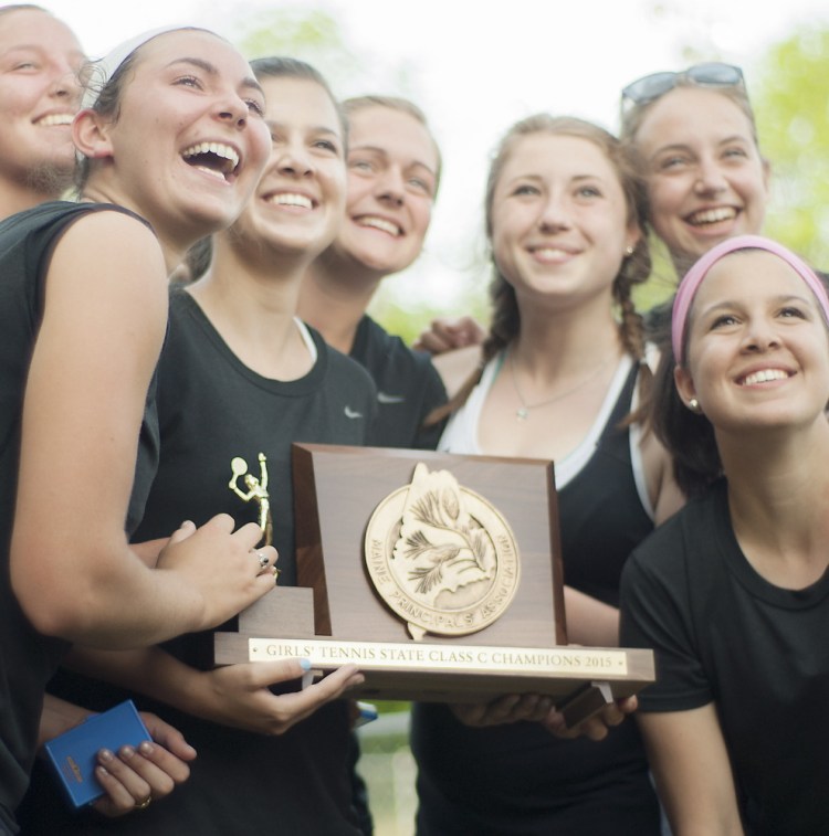 The faces change and the schools change – this year it’s North Yarmouth Academy – but one thing stays constant. No Eastern Class C team has won a girls’ tennis state championship.