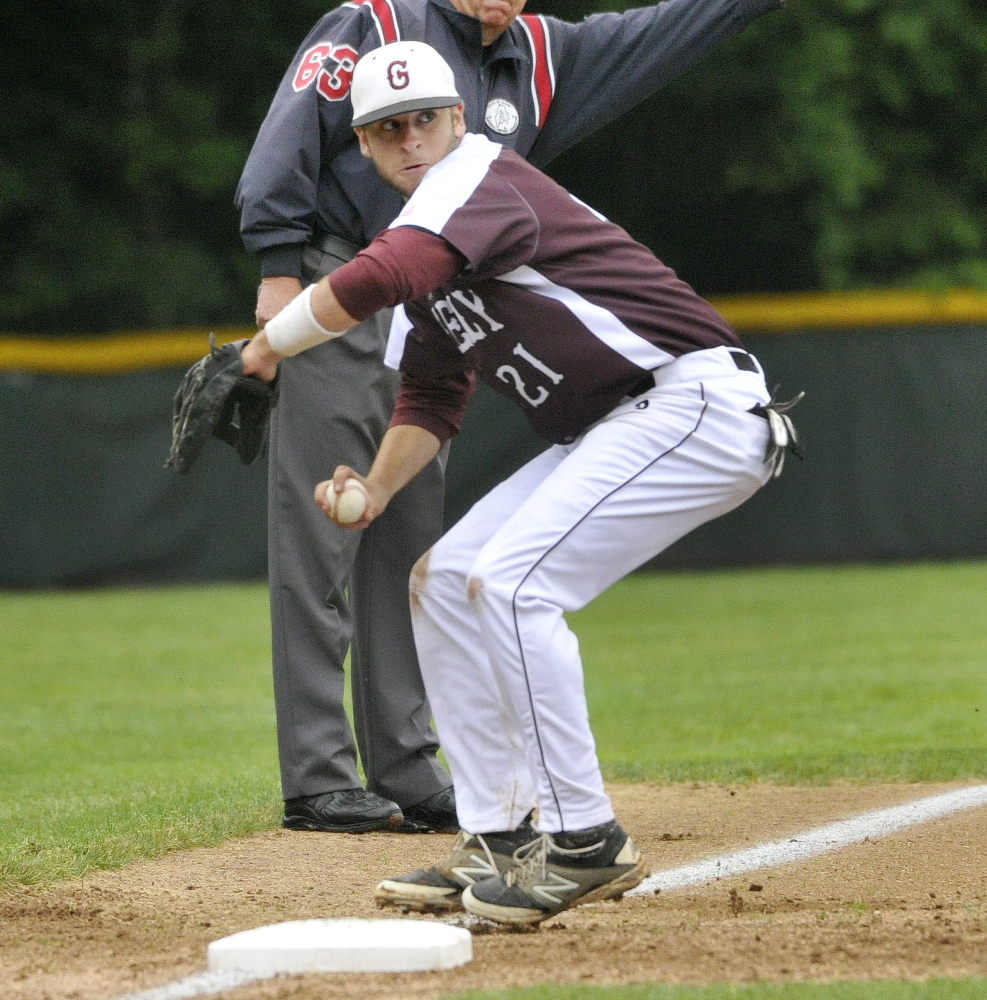 Chaz Reade is a third baseman – like his brother – and a state champion at Greely – like his brother. And their father is president of the boosters.