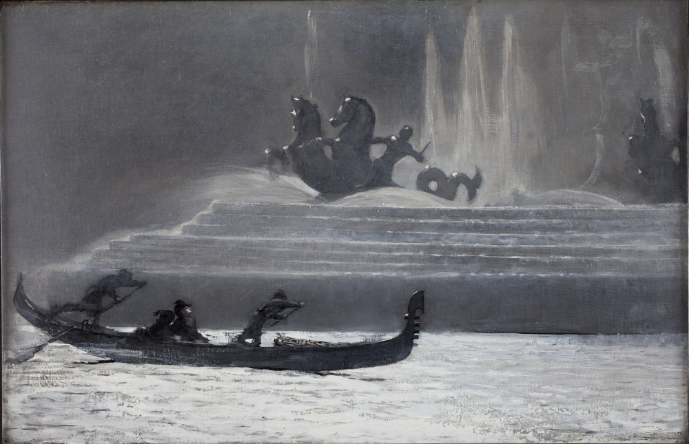 “The Fountains at Night, World’s Colombian Exposition,” 1893, by Winslow Homer.