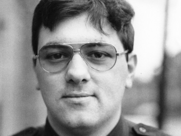Stephen M. Dodd, early in his career as a Biddeford police officer