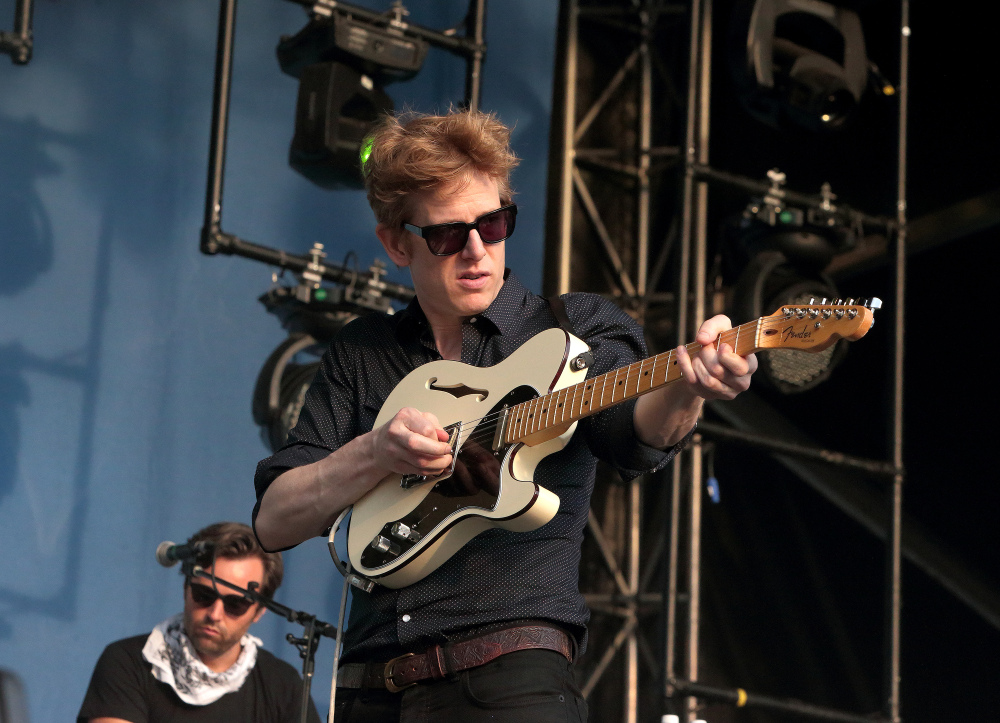 Britt Daniel of the band Spoon performs on Day 3 of the 2015 Firefly Music Festival at The Woodlands on Saturday in Dover, Del. On Friday the band played at the State Theatre in Portland and showed up at an after party a few blocks away.