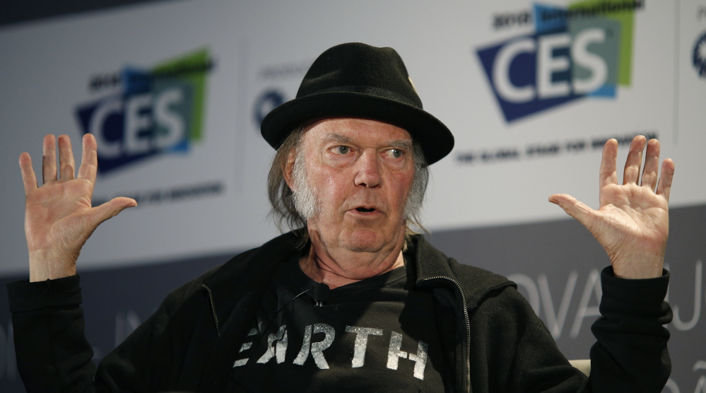 Musician Neil Young and major record labels are advocates for “high-resolution” audio, a digital format that restores textures, nuances and tones that listeners sacrifice in more compressed formats.