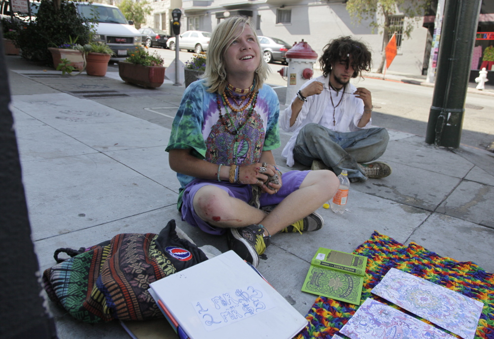 Research shows Maine is second to Vermont in hippie population.