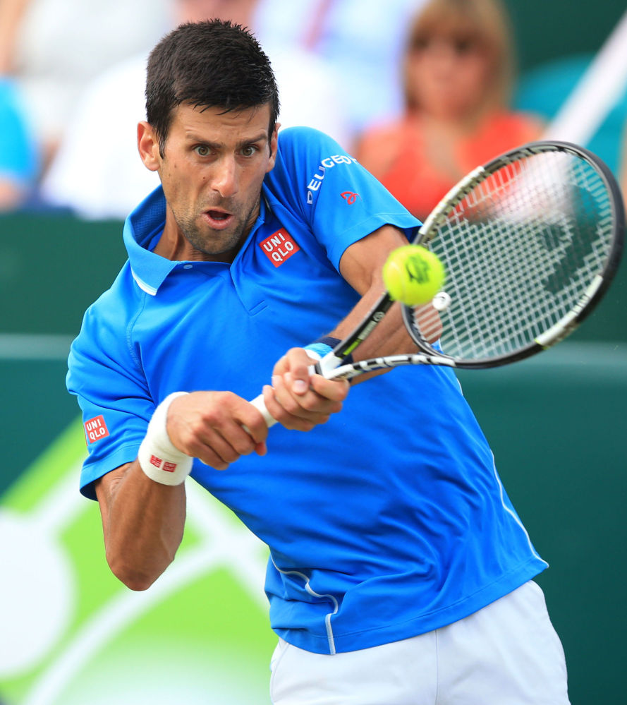 Defending Wimbledon champion Novak Djokovic has not played since losing in the French Open final to Stan Wawrinka. He’ll be back in action Monday against Philipp Kohlscreiber.