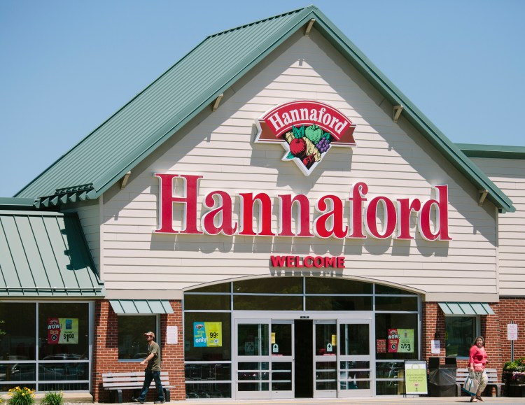 The Hannaford store in South Portland's Mill Creek shopping district. Whitney Hayward/Staff Photographer