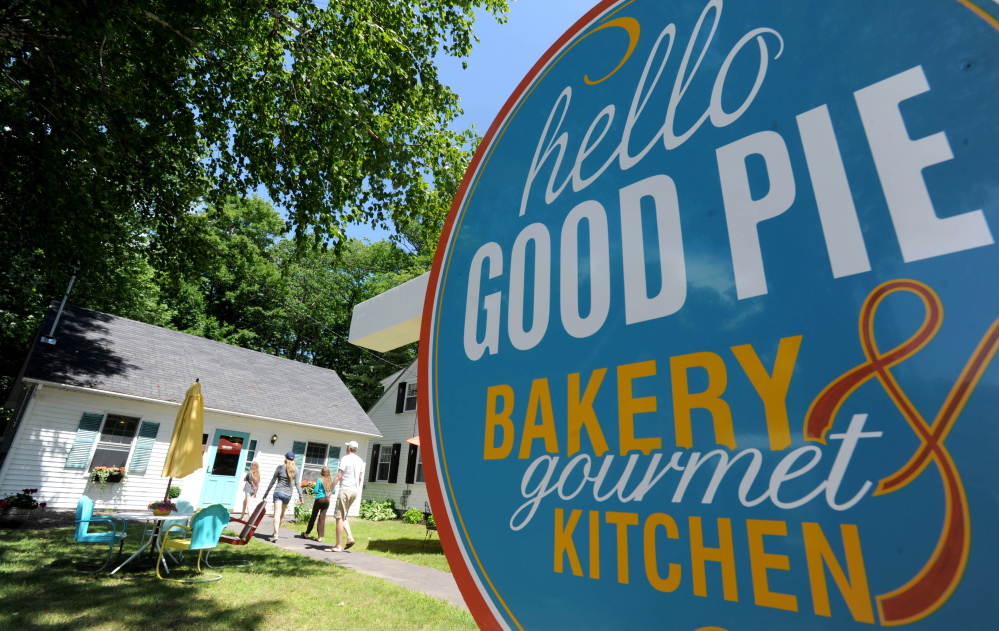 Hello Good Pie Co. Bakery has opened a new location at 39 Main St. in Belgrade Lakes at the site of the former Brass Knocker Gift Shop.
