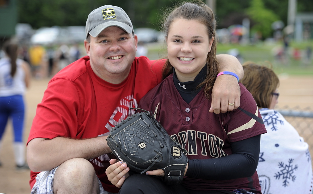 Bailey Tremblay, who led Thornton Academy to the Western Class A softball final last month, is following in the footsteps of her father, Travis, by joining the military. She’ll spend a year in training, then enter the University of New England.