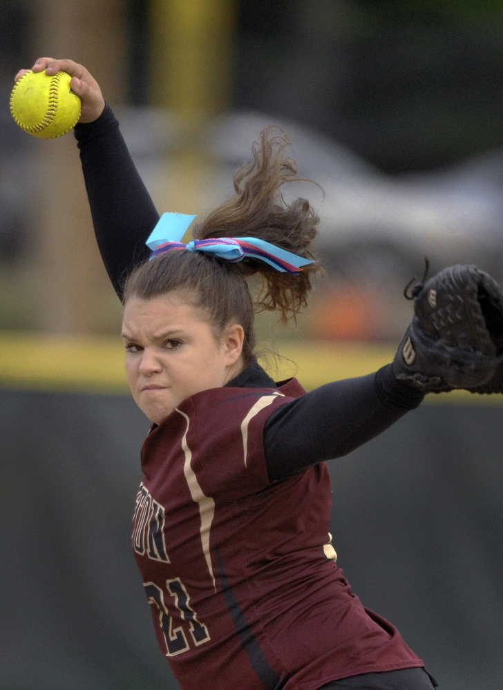Bailey Tremblay played every inning of every game during her four-year career at Thornton Academy, and this season was named Miss Maine Softball as the state’s top senior player.