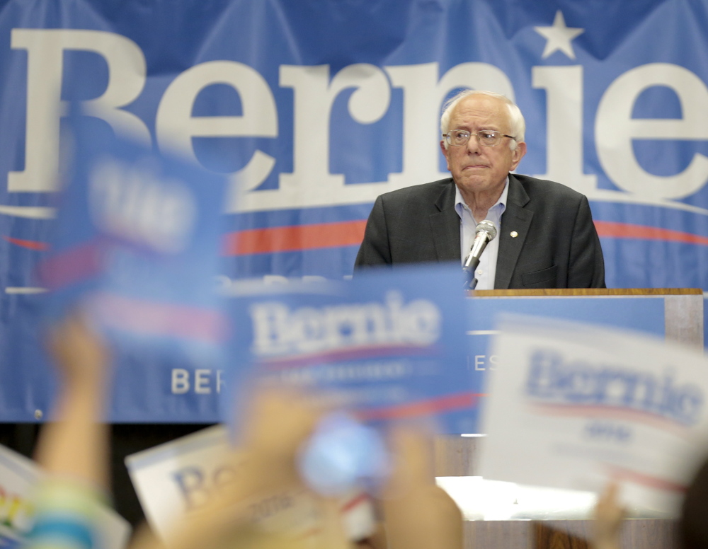 Democratic presidential candidate Sen. Bernie Sanders is a self-described “strong progressive” who champions workers.