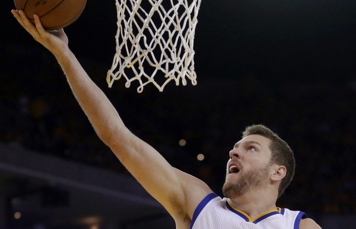David Lee saw his playing time diminish at Golden State this year, but was still seen as a key figure in the Warriors’ run to the NBA title. Lee, who was named to the NBA All-Star team in 2013, has averaged 14.7 points and 9.5 rebounds  per game in his 10-year career.
The Associated Press