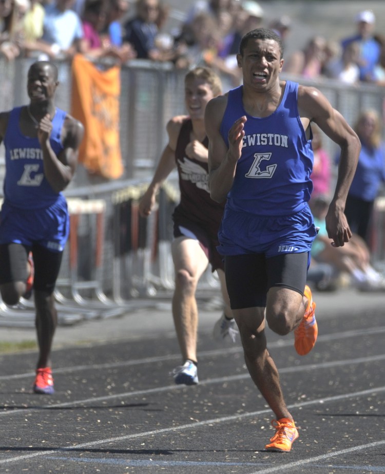 Isaiah Harris showed his versatility at the Class A state meet, winning the 200, 800 and 1,600 meters and running the anchor leg for the winning 1,600 relay team. A week later, he won a New England title in the 800.
