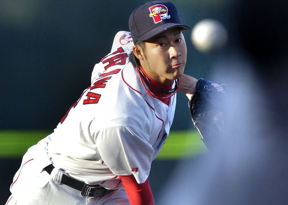Reliever Junichi Tazawa  is called upon often because the Red Sox have few dependable options.