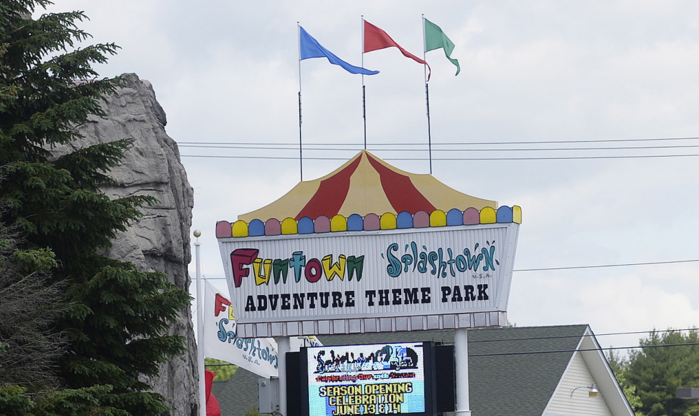 Funtown Splashtown USA in Saco says it has become the victim of mistaken identity after receiving a torrent of angry phone calls, emails, tweets and Facebook posts regarding an alleged bullying incident at a waterpark in Texas with a similar name.