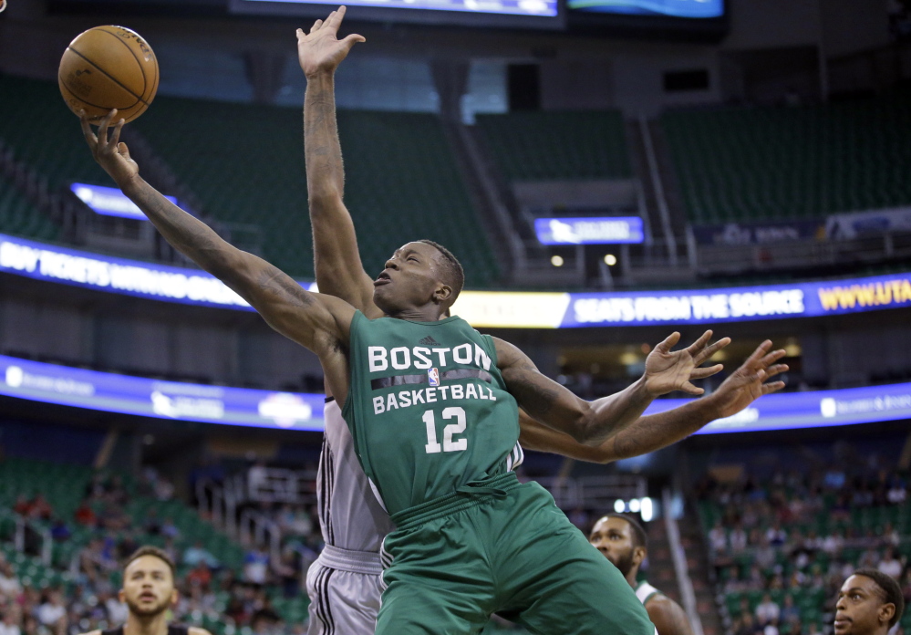 Boston’s Terry Rozier showed off his quickness and confidence in the summer leagues. Rozier was the No. 16 pick in the draft.