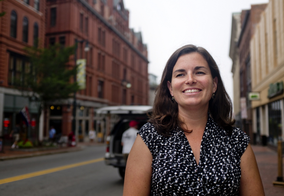 Casey Gilbert, executive director of Portland’s Downtown District, wants the city to be a world-class destination.