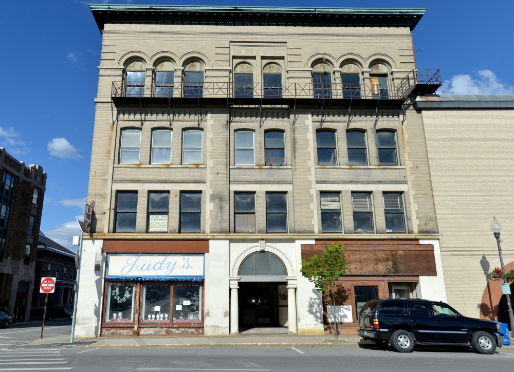 Colby College bought the long-vacant Hains Building at 173 Main St. in Waterville on Wednesday. 