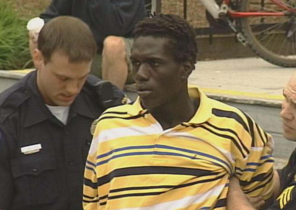 Jimmy Odong is arrested in 2009 after a two-mile car chase through Bayside and downtown Portland.