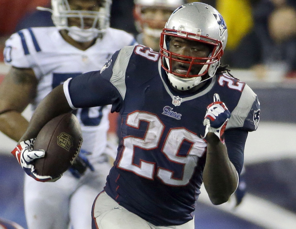 AT RUNNING BACK: Stevan Ridley and Shane Vereen are gone. LeGarrette Blount is back.