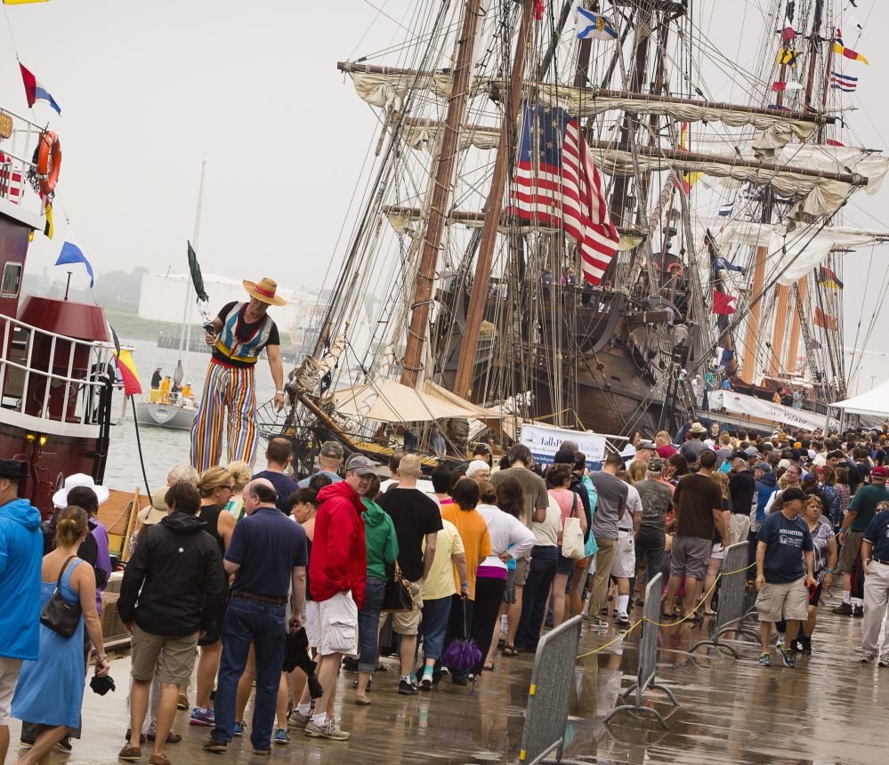 Although one weekend won’t make an entire tourist season, the arrival of the tall ships had the Portland waterfront hustling and bustling.