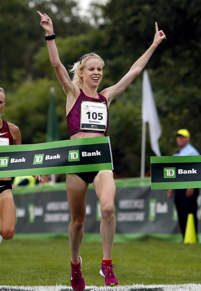 Gemma Steel used a strong finishing kick last year to just beat Shalene Flanagan, an American Olympic bronze medalist, and win the TD Beach to Beacon 10K race a year ago. Steel hasn’t run seriously since May but will be back to attempt to retain her title.