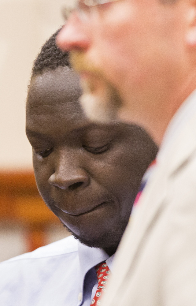 In court Wednesday, Gang Deng Majok waived his right to a speedy hearing on whether he can continue being held jailed without bail.