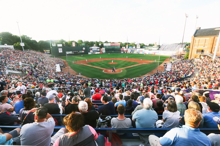 Hadlock Field was sold out for the Eastern League All-Star Game on Wednesday, July 15, 2015, a beautiful summer night.