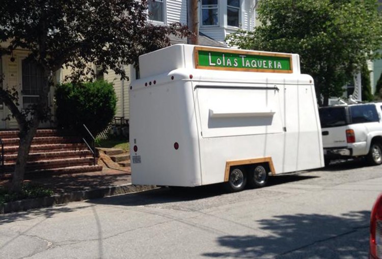 Lola’s Taqueria food truck is parked in Portland three days a week. Courtesy photo