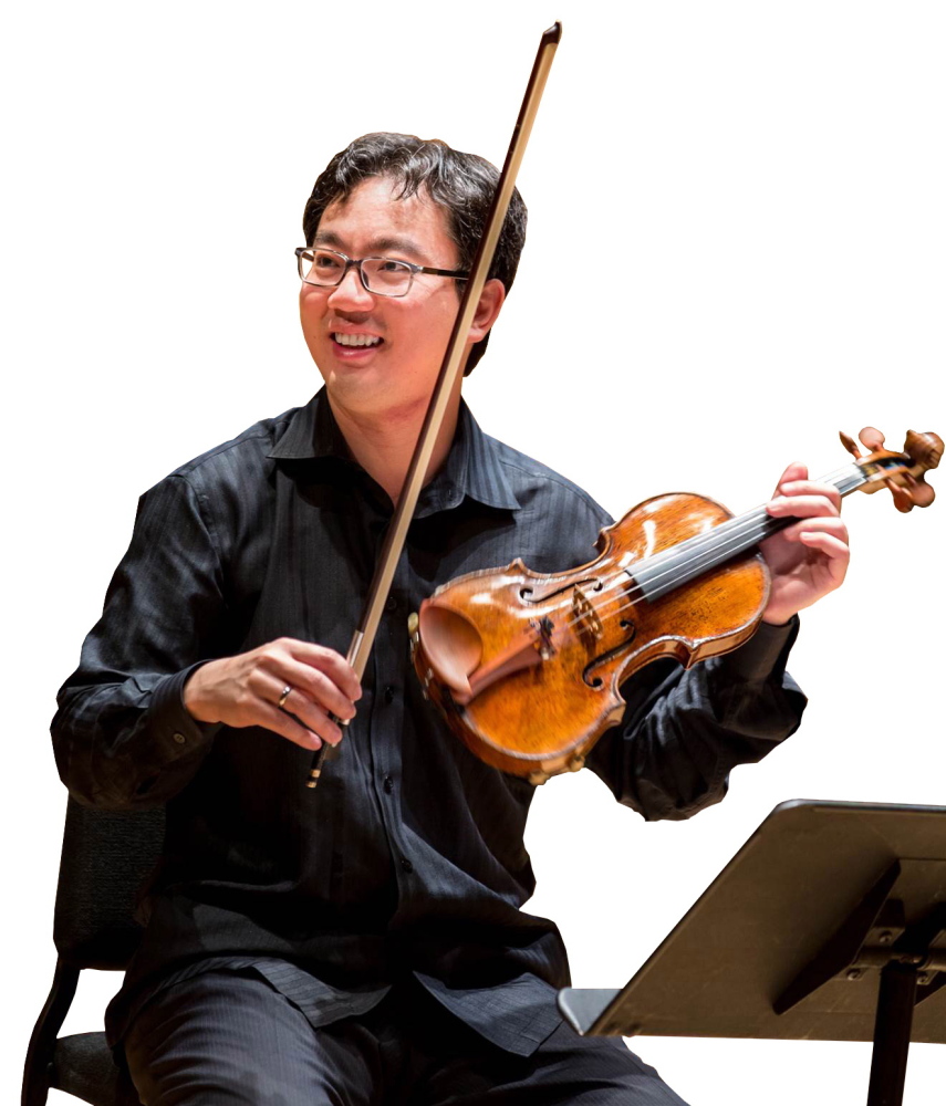Photo by Matthea Daughtry
Starting in mid-September, Frank Huang will be concertmaster of the New York Philharmonic, one of the most prestigious positions in the classical music world.