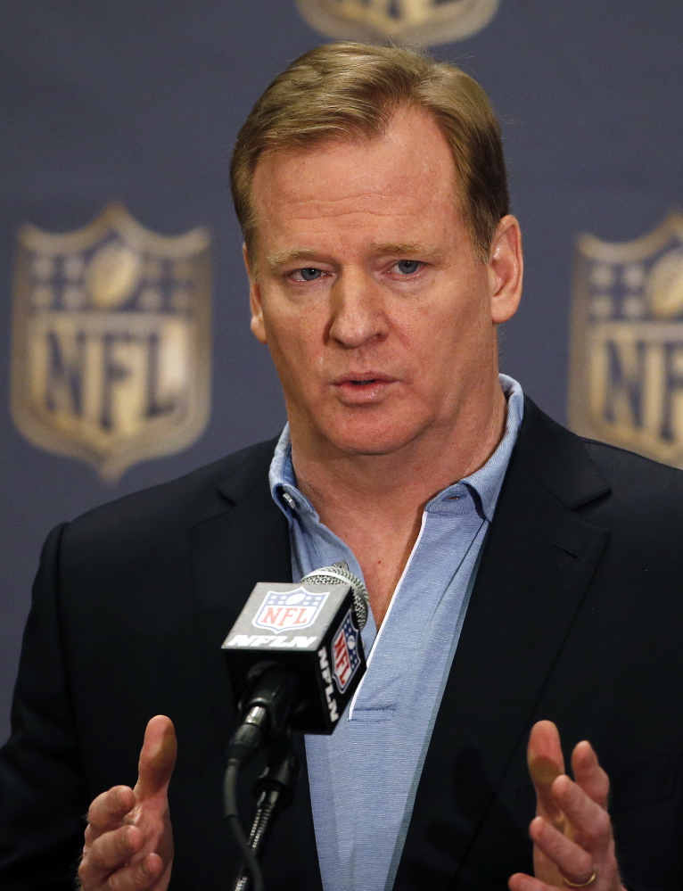 Commissioner Roger Goodell followed the bargaining agreement in his ruling, the argument will go.